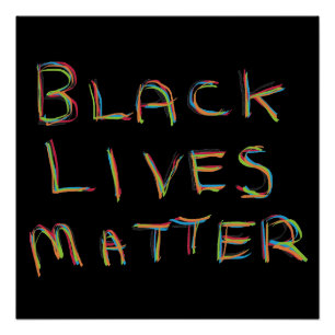 Black Lives Materie BLM Poster