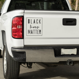 Black Lives Materie   BLM Race Equality Car Bumper Aufkleber