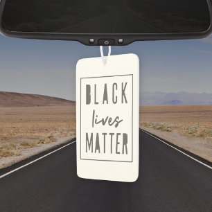 Black Lives Materie BLM Race Equality Modern Autolufterfrischer