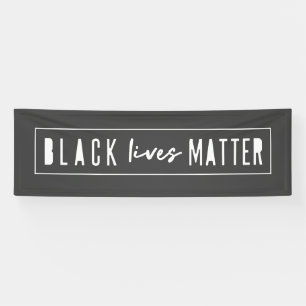 Black Lives Materie BLM Race Equality Modern Banner