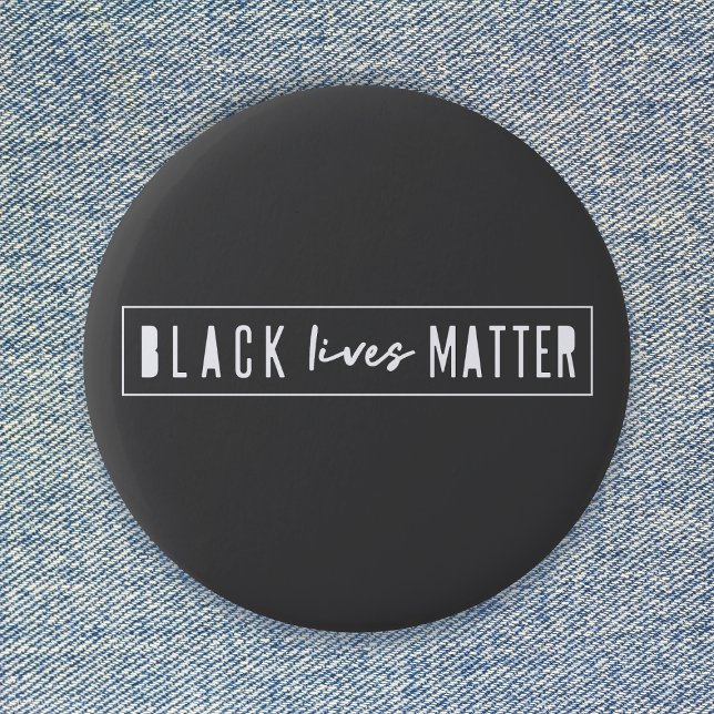 Black Lives Materie | BLM Race Equality Modern Button (Von Creator hochgeladen)