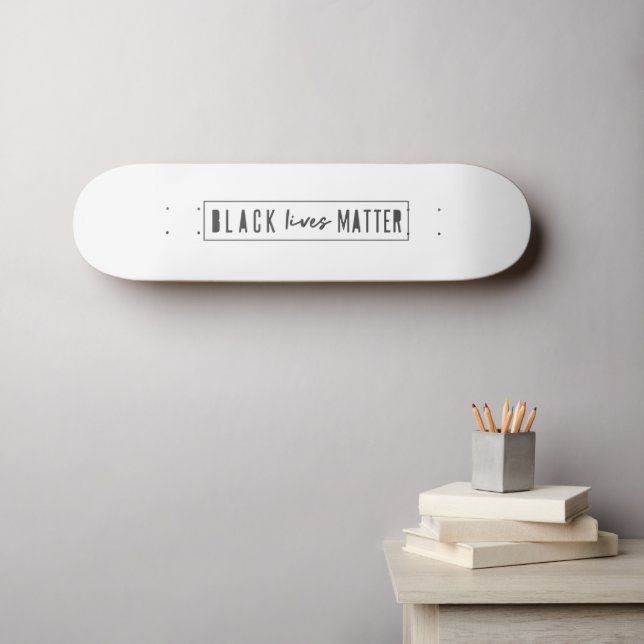 Black Lives Materie | BLM Race Equality Modern Skateboard (Wandkunst (Horz))