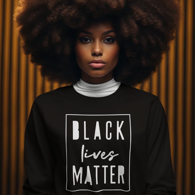 Black Lives Materie | BLM Race Equality Modern Sweatshirt (Von Creator hochgeladen)