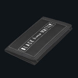 Black Lives Materie | BLM Race Equality Modern Tri-fold Geldbeutel<br><div class="desc">Ein einfaches,  stilvolles "Black Life Materie" zitiert Kunstdesign mit zeitgenössischer urbaner Typografie und einer einfachen,  kühnen Grenze. Unser minimalistisches,  modernes,  einfarbiges Schwarz-Weiß-Design wird von der BLM-Bewegung inspiriert,  um das Bewusstsein für Rassismus und Rassengleichheit zu schärfen.</div>
