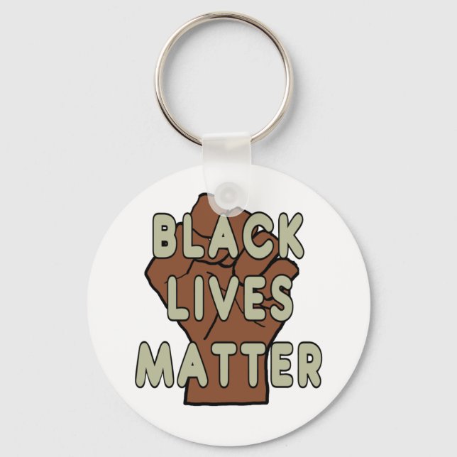 Black Lives Materie BLM Schlüsselanhänger (Vorderseite)