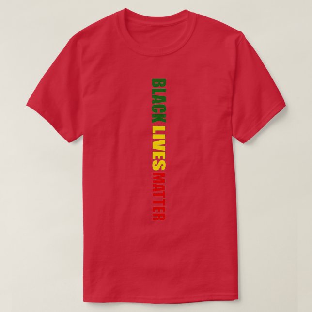 Black Lives Materie BLM T-Shirt (Design vorne)