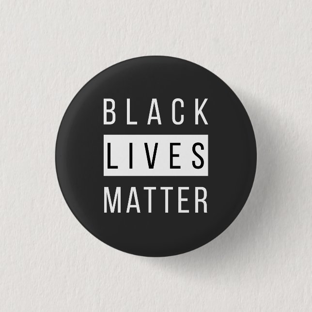 Black Lives Materie Button (Vorderseite)