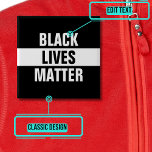 Black Lives Materie Button<br><div class="desc">Zeigen Sie Ihre Unterstützung für die Bewegung "Black Lives Matter", die sich dem gewaltfreien Protest und der Rassengerechtigkeit verschrieben hat.</div>
