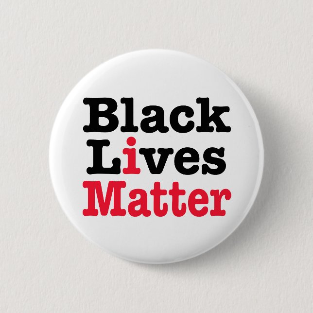 Black Lives Materie Button (Vorderseite)