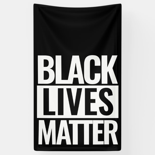 Black Lives Materie Custom Banner (Vertikal)