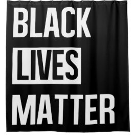 Black Lives Materie Duschvorhang