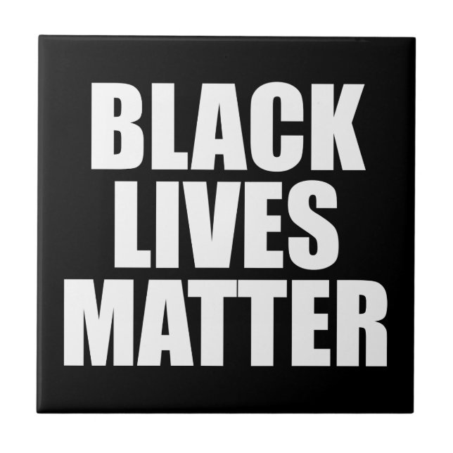 Black Lives Materie Fliese (Vorderseite)