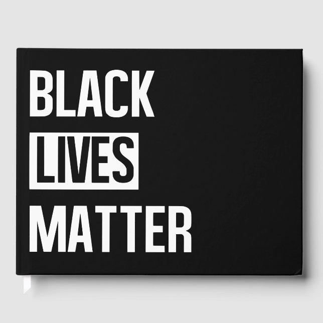Black Lives Materie Gästebuch (Vorderseite)