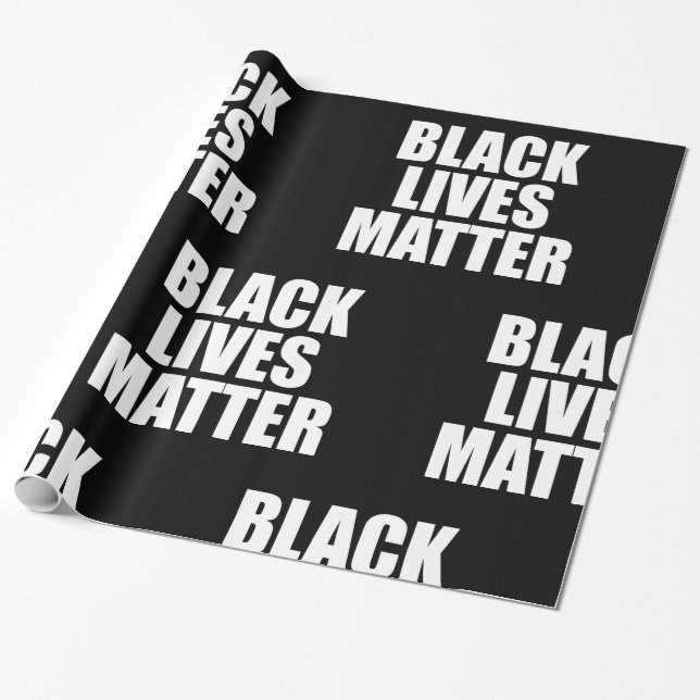 Black Lives Materie Geschenkpapier (Ungerollt)