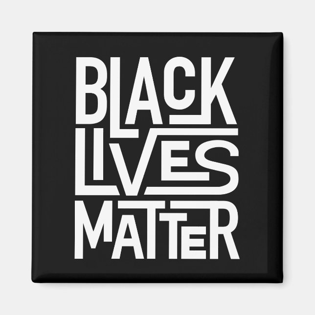 Black Lives Materie | Gleichberechtigte Rechte Magnet (Vorne)