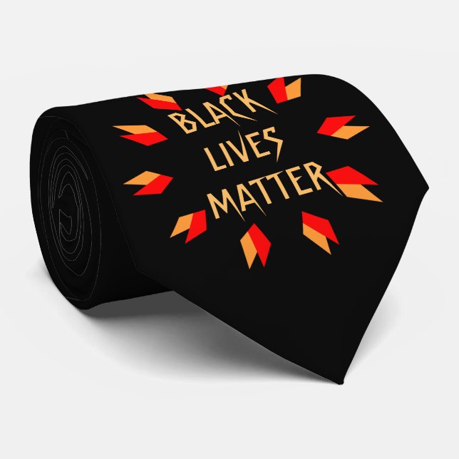 Black Lives Materie Krawatte (Gerollt)