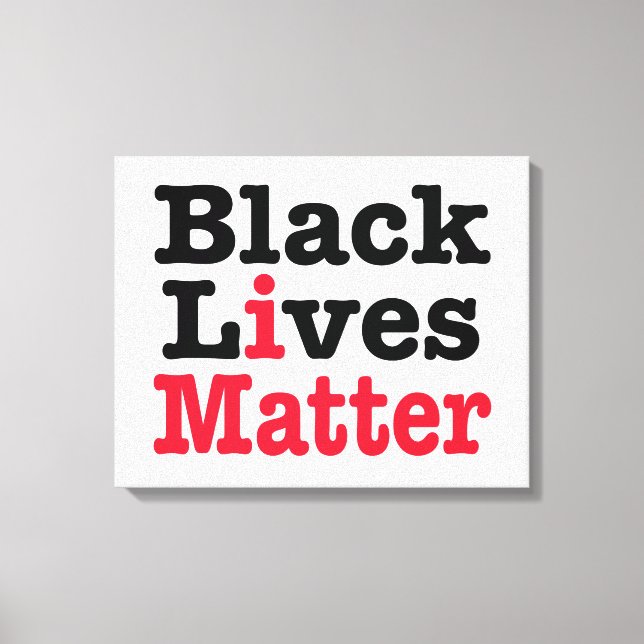 Black Lives Materie Leinwanddruck (Vorderseite)