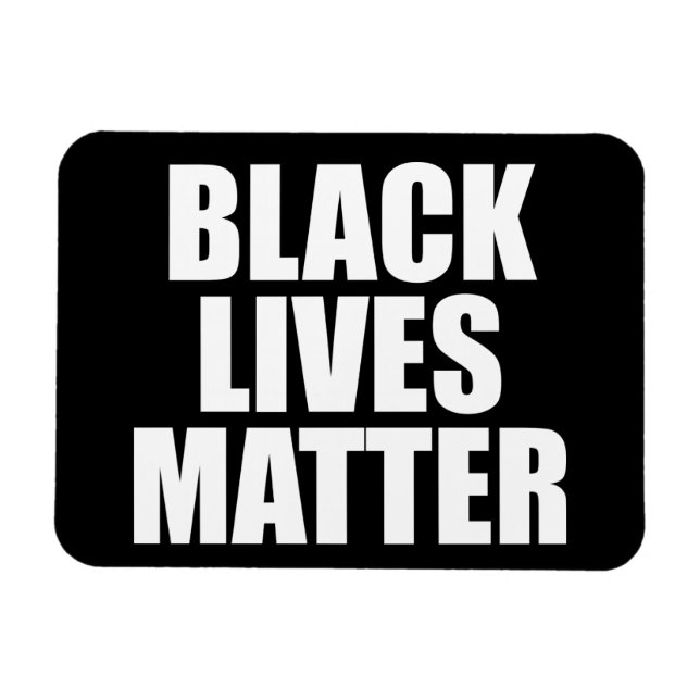 Black Lives Materie Magnet (Horizontal)