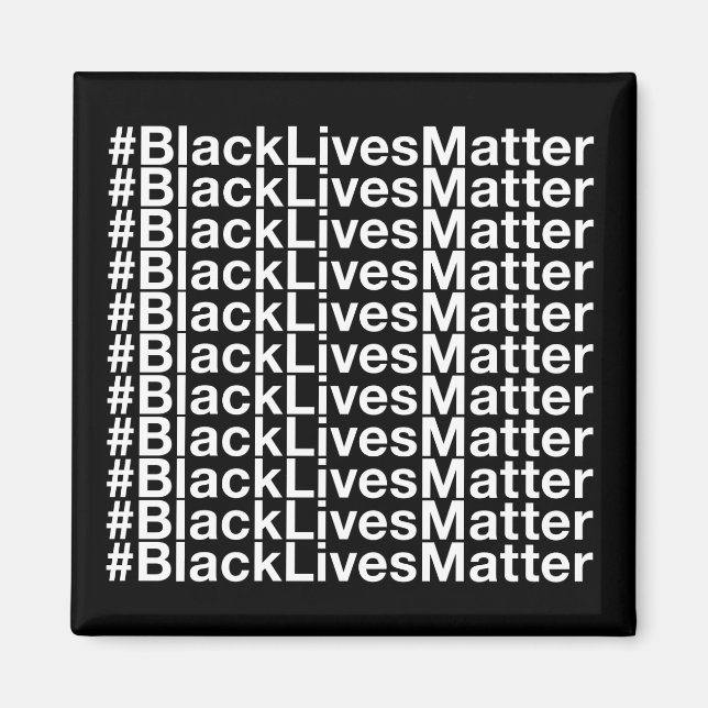 Black Lives Materie Magnet (Vorne)