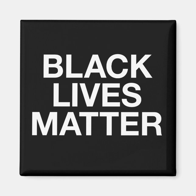 Black Lives Materie Magnet (Vorne)