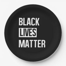 Black Lives Materie Pappteller