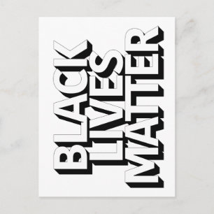 Black Lives Materie Postcard Postkarte