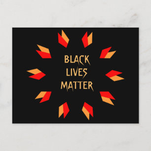 Black Lives Materie Postcard Postkarte