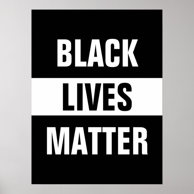Black Lives Materie Poster (Vorne)
