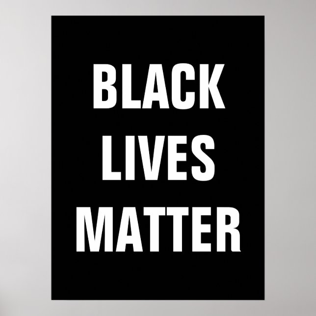 Black Lives Materie Poster (Vorne)