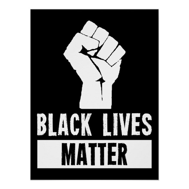 Black Lives Materie Poster (Vorderseite)