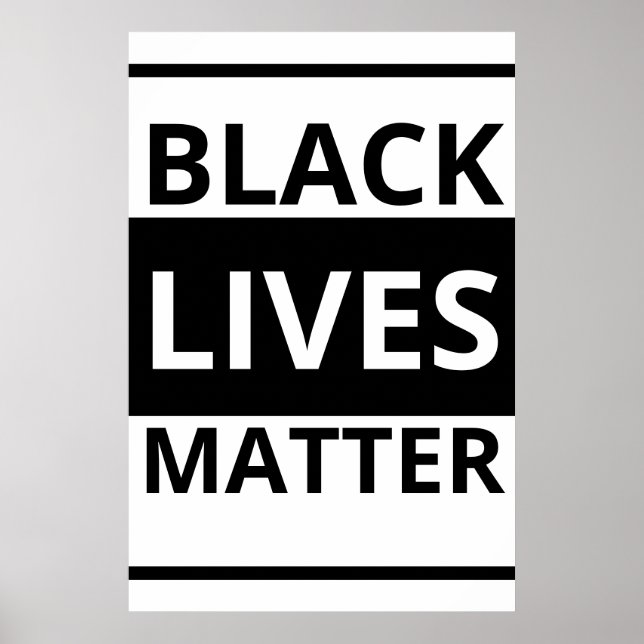 Black Lives Materie Poster (Vorne)