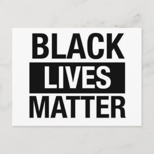 Black Lives Materie Postkarte