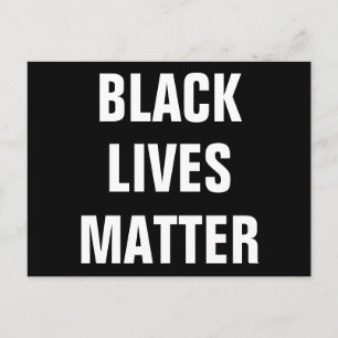 Black Lives Materie Postkarte
