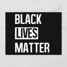 Black Lives Materie Postkarte
