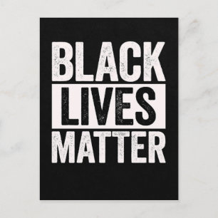 Black Lives Materie Postkarte
