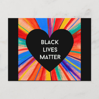 BLACK LIVES MATERIE Postkarte
