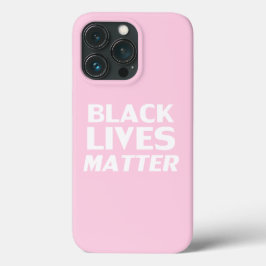 Black Lives Materie rosa moderne Typografie Case-Mate iPhone Hülle