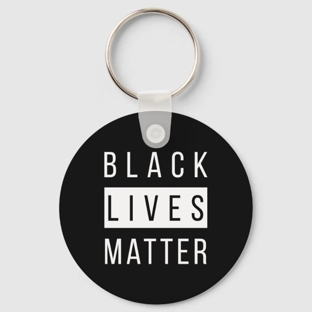 Black Lives Materie Schlüsselanhänger (Vorderseite)