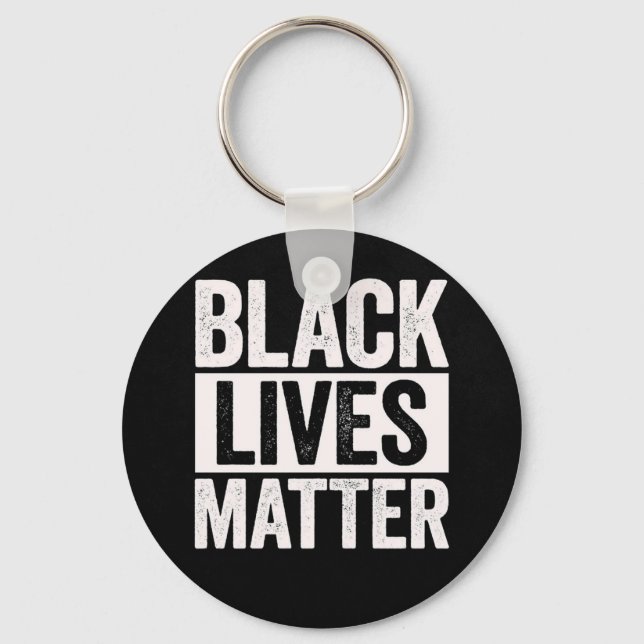 Black Lives Materie Schlüsselanhänger (Vorderseite)