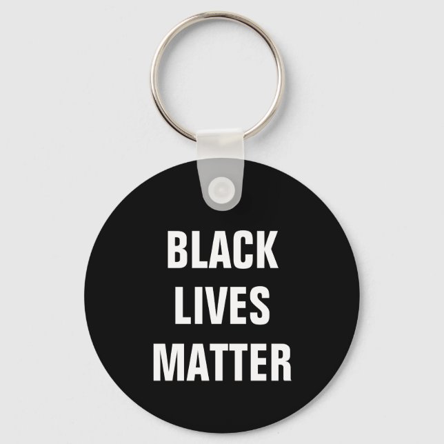Black Lives Materie Schlüsselanhänger (Vorderseite)