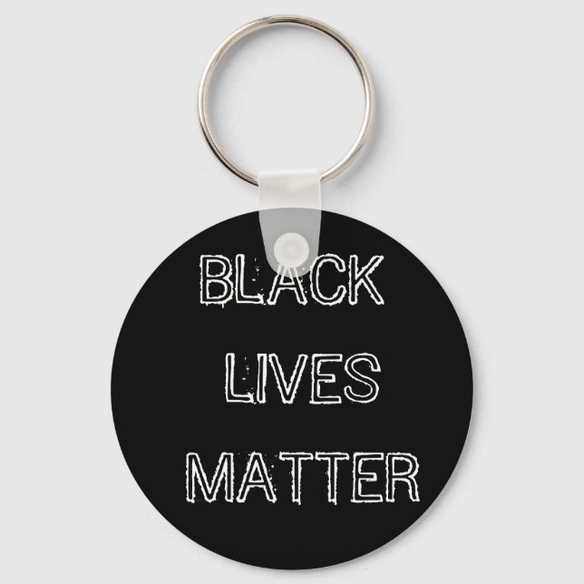 Black Lives Materie Schlüsselanhänger Lanyard Roun (Vorderseite)