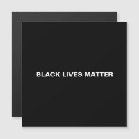 Black Lives Materie Schwarz-weiß minimalistischer 