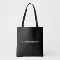 Black Lives Materie Schwarz-weißer Text minimalist