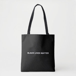 Black Lives Materie Schwarz-weißer Text minimalist