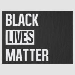 Black Lives Materie Seidenpapier