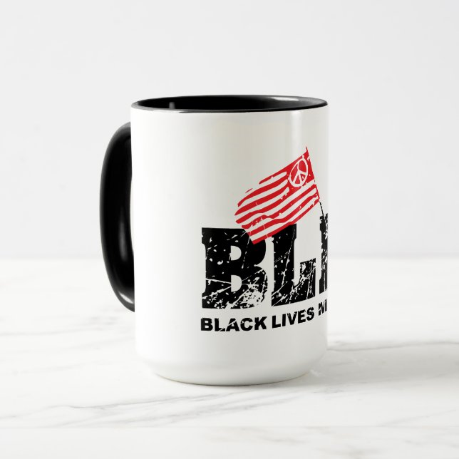 Black Lives Materie Tasse (Vorderseite Links)