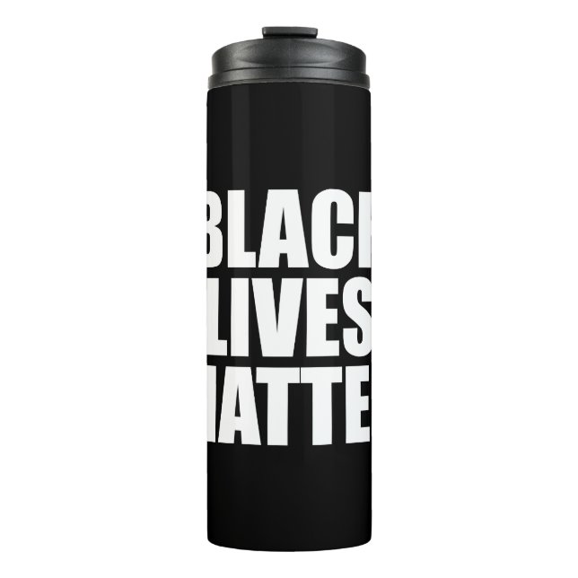 Black Lives Materie Thermosbecher (Vorderseite)