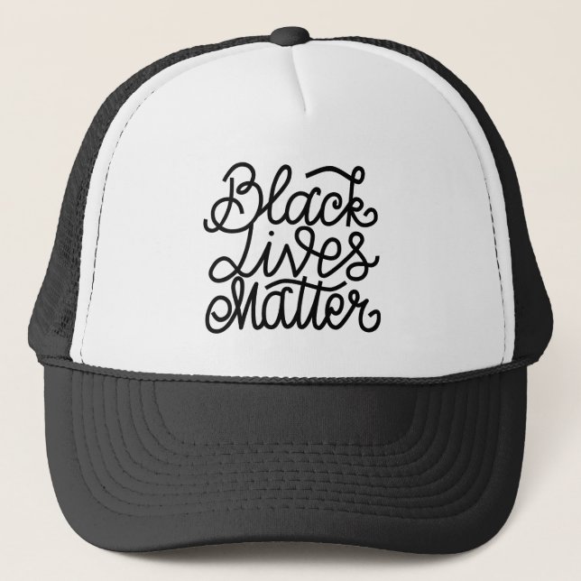 Black Lives Materie Truckerkappe (Vorderseite)