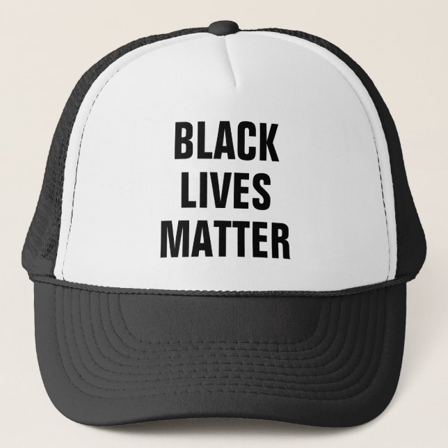 Black Lives Materie Truckerkappe (Vorderseite)