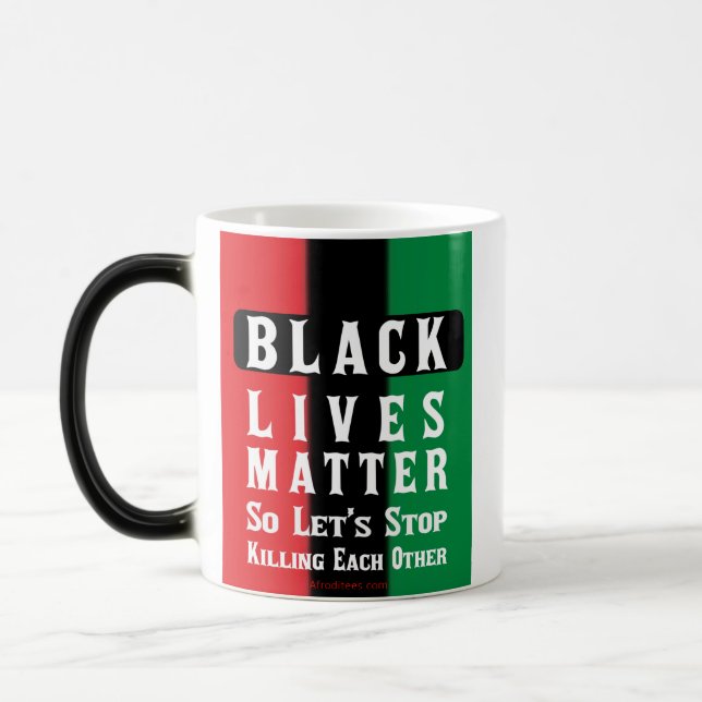 Black Lives Materie Verwandlungstasse (Links)